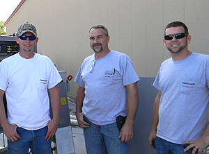 The field service crew at Riffle's Air & Heat